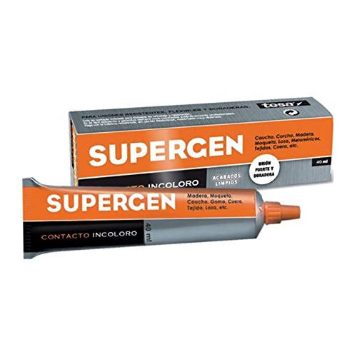 ADHESIVO DE CONTACTO EN TUBO TIPO CLASICO 40ML. SUPERGEN 62600-00000-04