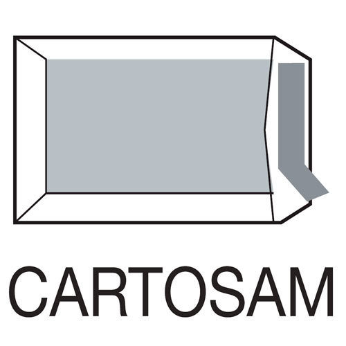 CAJA 100 BOLSAS DIN C4 (229X324) RESPALDO DE CARTÓN 450 G. OFFSET BLANCO 100 GRS. CARTOSAM RESPALDO CARTÓN AUTOADHESIVO TIRA SILICONA SAM 149070