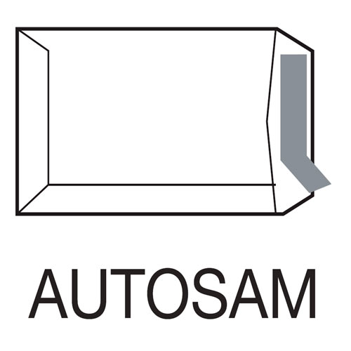 CAJA 1000 BOLSAS SALARIOS (100X145) KRAFT 70 GRS. AUTOSAM AUTOADHESIVO CON TIRA DE SILICONA SAM 140700