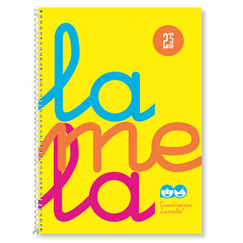 CUADERNO CUARTO FLÚOR POLIPROPILENO RAYADO 2,5 MM.COLORES SURTIDOS LAMELA 7CTP002S - Color no elegible