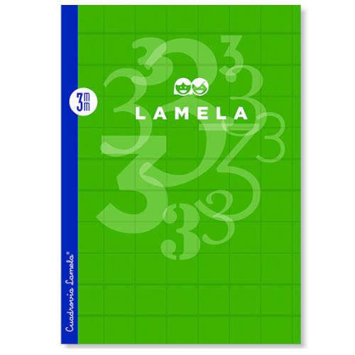 LIBRETA LAMELA FORMATO A4 RAYADO 2,5 MM - 50 HOJAS POLIPROPILENO 90 GRS. LAMELA 06A4P02