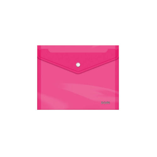 SOBRES POLIPROPILENO BROCHE ROSA A5 APAISADO 215X170 DOHE 91484