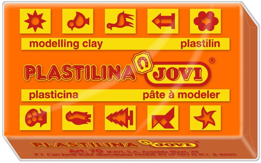 PASTILLAS PLASTILINA 50 G - NARANJA JOVI - 1 pieza(s) - 7004