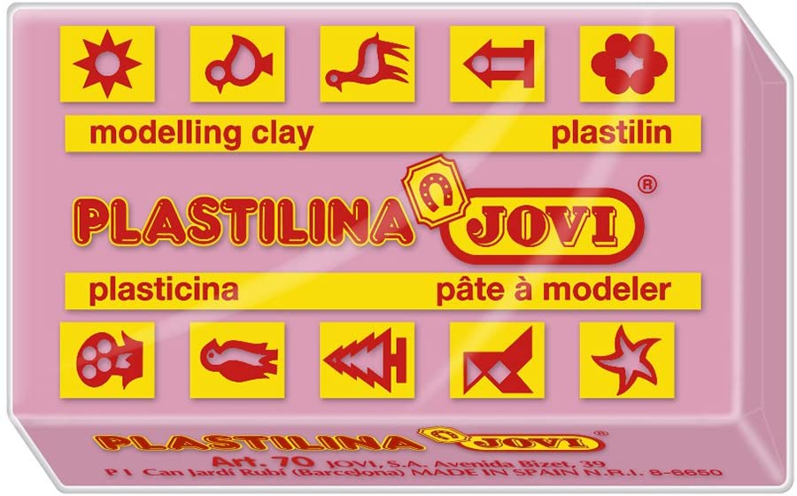 PASTILLAS PLASTILINA 50 G - ROSA JOVI - 1 pieza(s) - 7007