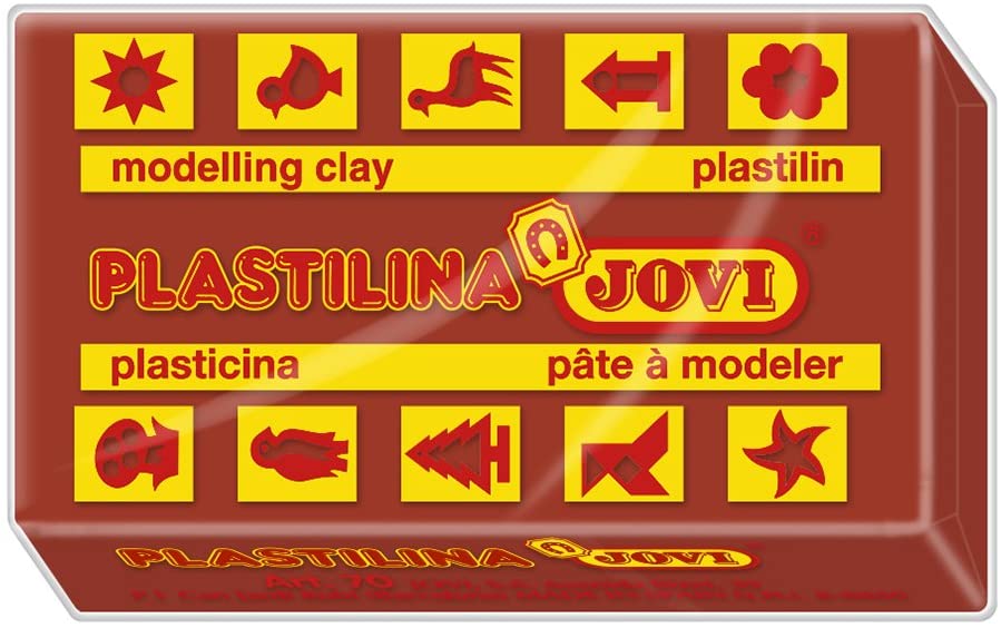 PASTILLAS PLASTILINA 50 G - MARRÓN JOVI - 1 pieza(s) - 7009