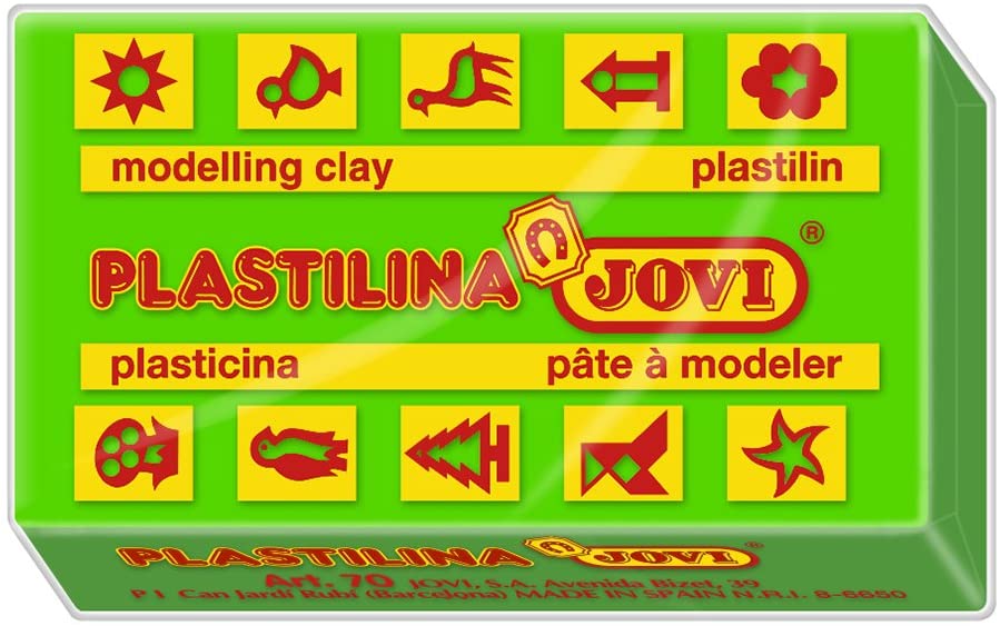 PASTILLAS PLASTILINA 50 G - VERDE CLARO JOVI - 1 pieza(s) - 7010