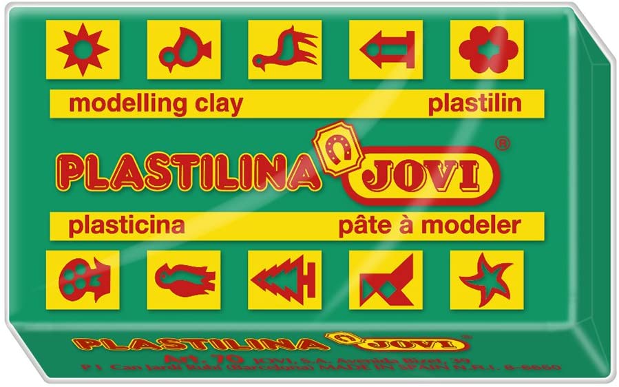 PASTILLAS PLASTILINA 50 G - VERDE OSCURO JOVI - 1 pieza(s) - 7011