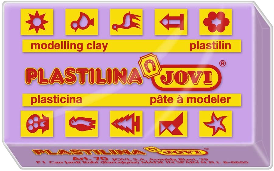 PASTILLAS PLASTILINA 50 G - LILA JOVI - 1 pieza(s) - 7014