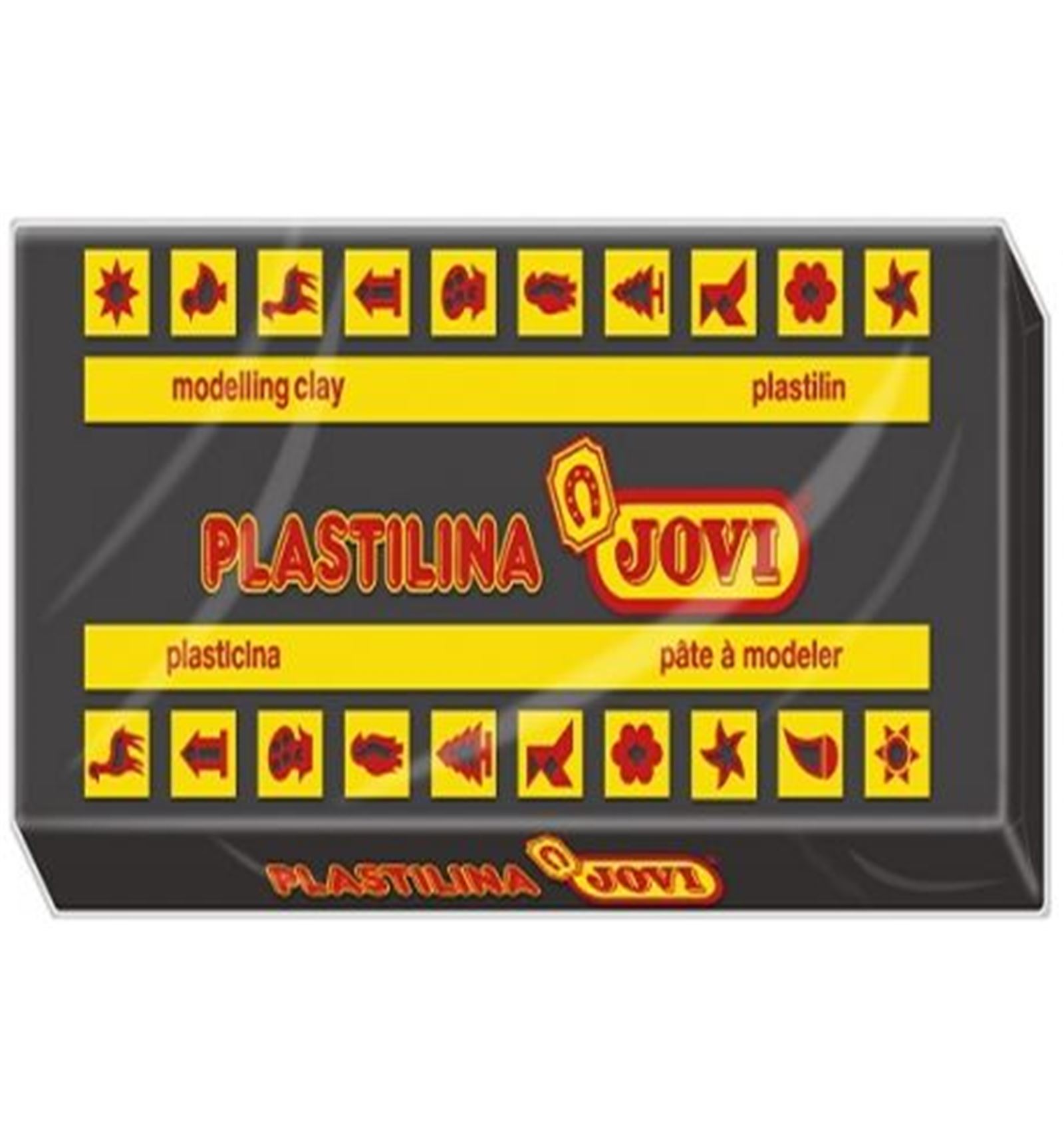 1 PASTILLA PLASTILINA 50 G - NEGRO JOVI 7015 7015