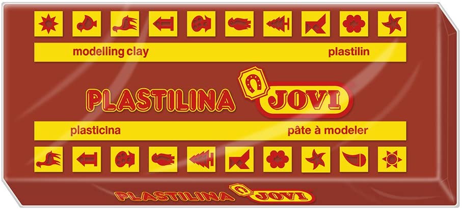 PASTILLAS PLASTILINA 150 G - MARRÓN JOVI - 1 pieza(s) - 7109