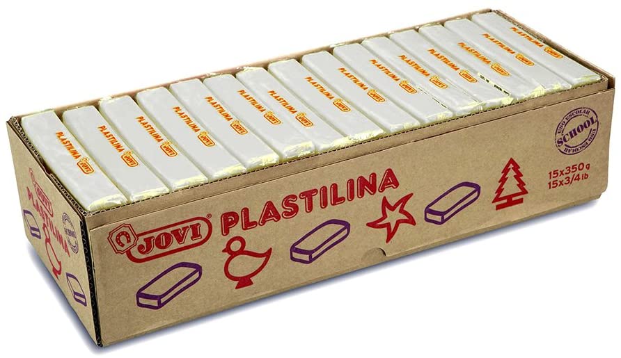 PASTILLAS PLASTILINA 350 G - BLANCO JOVI - 1 pieza(s) - 7201