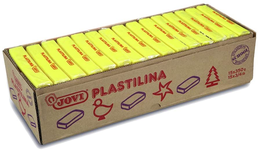 PASTILLAS PLASTILINA 350 G - AMARILLO JOVI - 1 pieza(s) - 7202
