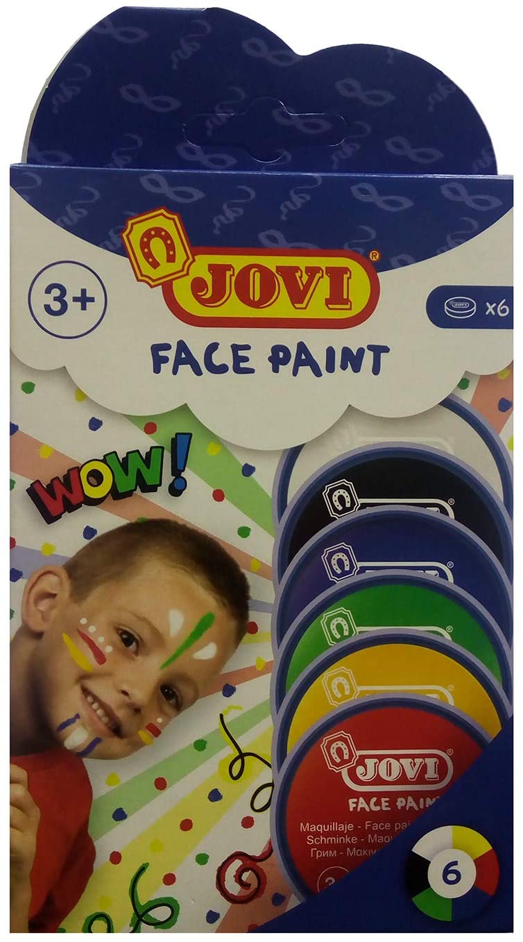 ESTUCHE 6 BOTES FACE PAINT 8 ML COLORES SURTIDOS JOVI 171 - Color no elegible