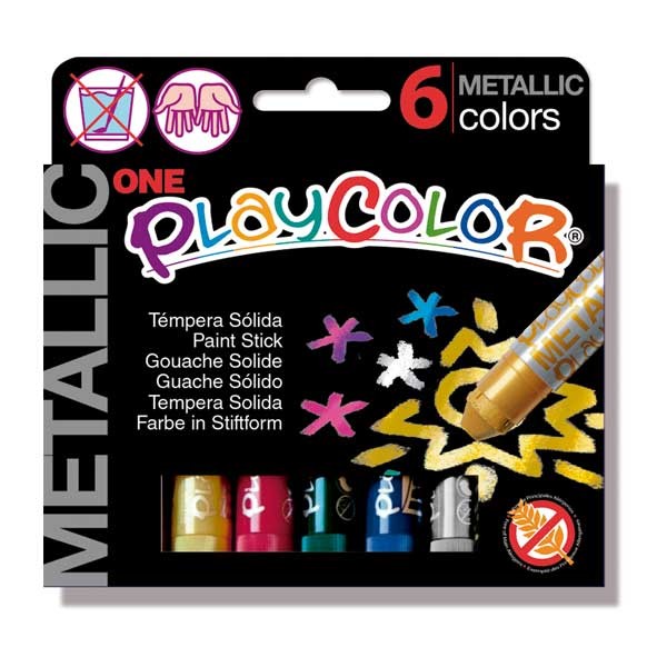 ESTUCHE METALLIC ONE 6 COLORES SURTIDOS PLAYCOLOR 10321 - Color no elegible