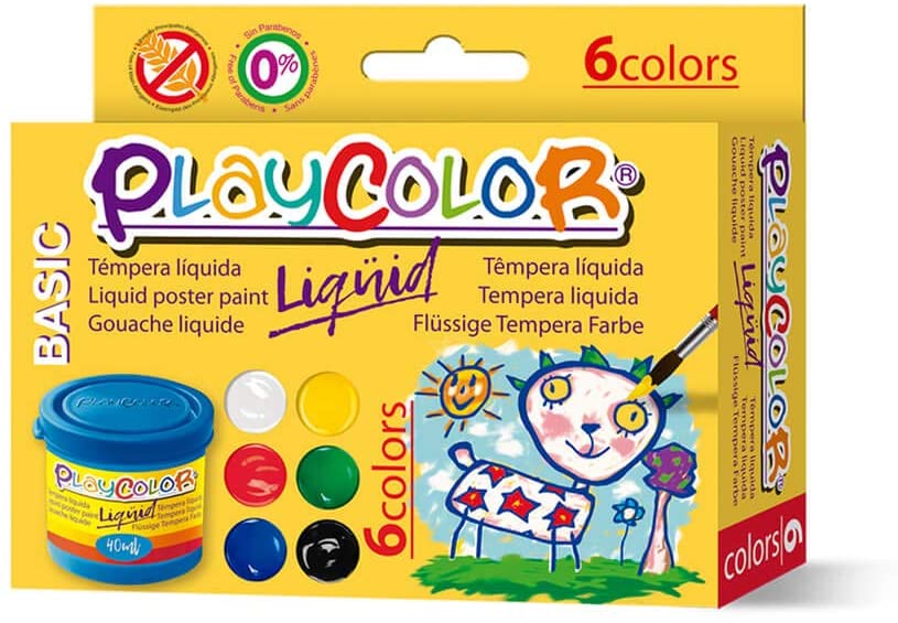 LIQQUID 40ML. EN 6 COLORES SURTIDOS + PINCEL PLAYCOLOR 19931 - Color no elegible