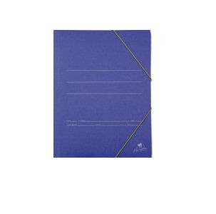CARPETA CARTON AZUL 500 GR./M2. FOLIO GOMA SOLAPA MARIOLA - Pack de 20 unidades - 1085