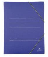 CARPETA CARTON AZUL 500 GR./M2. CUARTO GOMA SOLAPA MARIOLA - Pack de 20 unidades - 1045