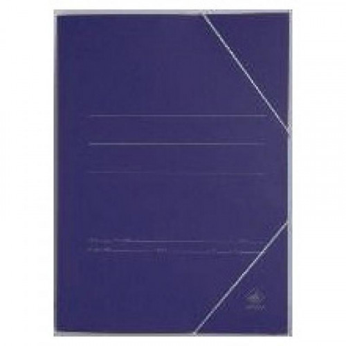 CARPETA CARTON SIMIL PRESPAN 500 GR./M2. FOLIO GOMA SOLAPA AZUL MARIOLA 1525AZ