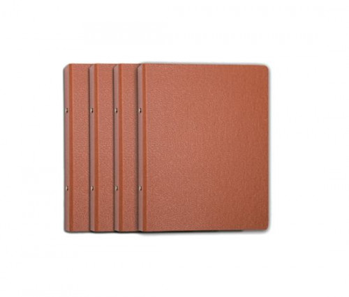 CARPETA ANILLAS REDONDAS CARTON GOFRADO FOLIO NATURAL 4-A-40 MM. Nº 12 CUERO REDONDA MARIOLA 0184N