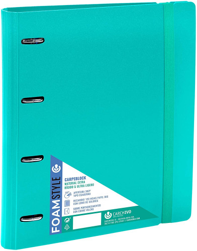 CARPEBLOCK POLIPROPILENO RIGIDO FOAM STLYE 4/35 120H VERDE CARCHIVO - Pack de 4 unidades - 12407416