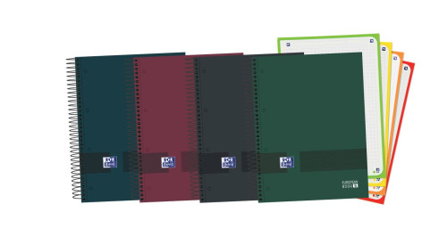 CUADERNO OXFORD & YOU EUROPEANBOOK 4 MULTI A5+ T.EXTRADURA 120H 5X5 COLORES SURTIDO NEUTROS OXFORD - Pack de 5 Unidades - 400159033 - Color no elegible