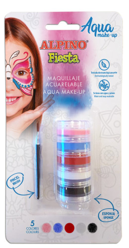 ALPINO MAQUILLAJE PALETA ACUARELABLE AQUA MAKE-UP C/SURTIDOS DL000621 Pack 12 Unid - Color no elegible