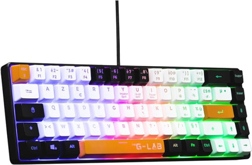 THE G-LAB KEYZ HYDROGEN, TECLADO DE MEMBRANA RETROILUMINADO, COMPACTO 60%