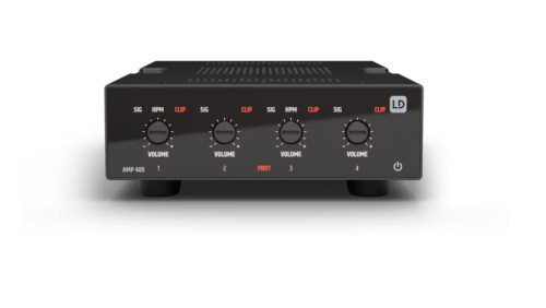 LD SYSTEMS INTEGRATION SERIE TICA (LDAMP405) 4-CHANNEL MINI INSTALLATION POWER AMPLIFIER 4 × 50 W 4 OHM WARRANTY 5 YEARS (PU6)