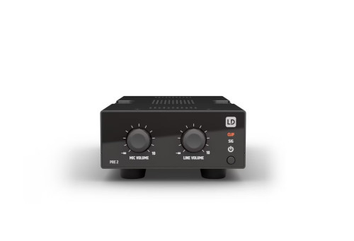 LD SYSTEMS INTEGRATION SERIE TICA (LDPRE2) TWO-CHANNEL MICROPHONE AND LINE MIXER WARRANTY 5 YEARS (PU8)
