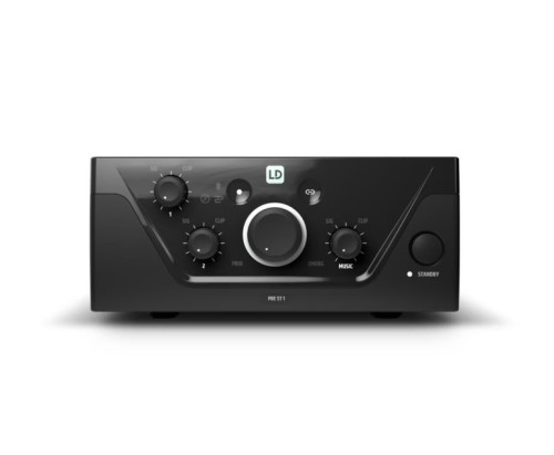 LD SYSTEMS INTEGRATION SERIE PREAMPLIFIER (LDPREST1) 4-CHANNEL STEREO MIXER PREAMPLIFIER WARRANTY 5 YEARS (PU6)