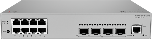 HUAWEI S220 8T4S S220 8T4S S220 8T4S 8 10 100 1000BASE T PORTS,4 GE SFP PORTS, AC POWER