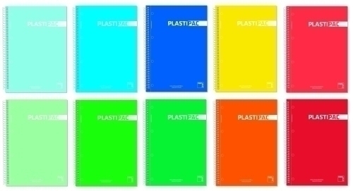 Block Plastipac PP A4 100h HZT. Surtido - Color no elegible