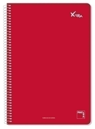 BLOCK PACSA XTRA 4º 80h PT.2,5 ROJO - Pack de 5 unidades