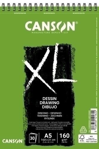 BLOCK DIB.G-C XL DESSIN (esp) A5 30h - Pack de 5 unidades