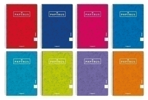 BLOC PAPYRUS t.EXTRA Fº 80h LISO COL.SUR - Pack de 5 unidades