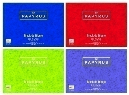 BLOC DIBUJO PAPYRUS Fº PROL.20h REC.2T - Pack de 15 unidades