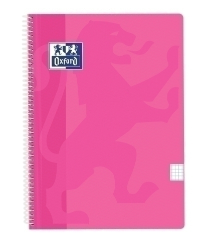 BLOCK OXF.SCH.PP Fº 80h CD.4 FUCSIA PAST - Pack de 5 unidades