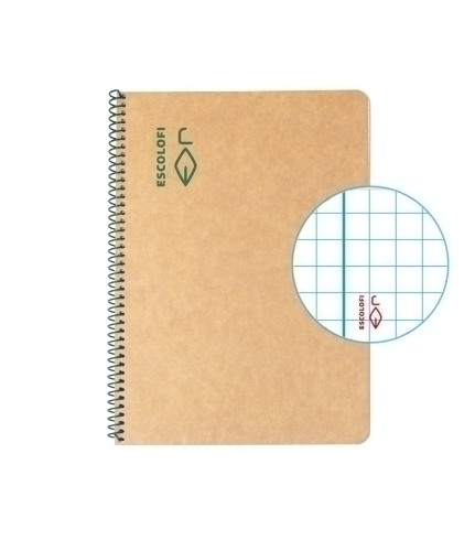 BLOCK ESCOLOFI GREEN A5 50h CD.4 80g C/M - Pack de 5 unidades