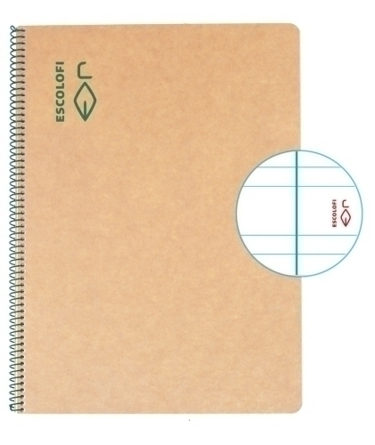 BLOCK ESCOLOFI GREEN A4 50h 3,5 80g C/M - Pack de 5 unidades