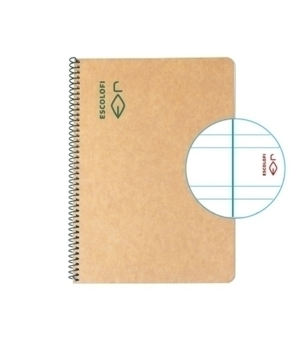 BLOCK ESCOLOFI GREEN A5 50h P.3 80g C/M - Pack de 5 unidades