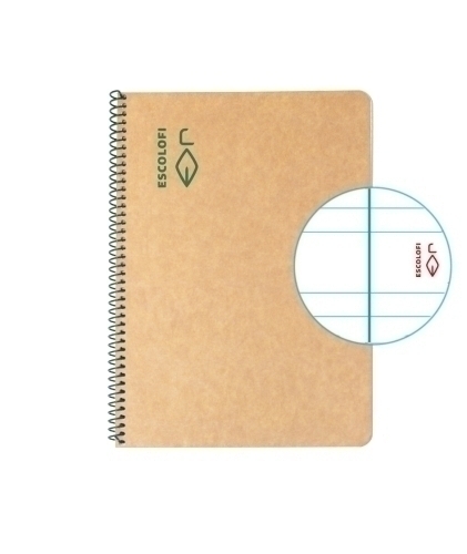 BLOCK ESCOLOFI GREEN A5 50h P.3,5 80g C/ - Pack de 5 unidades