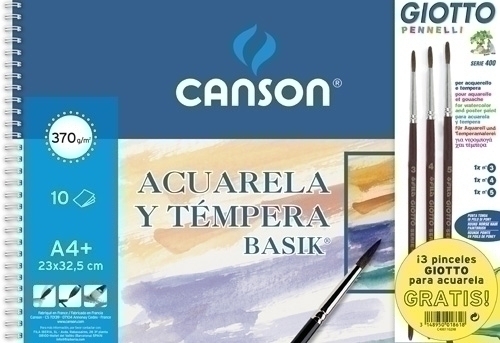 BLOCK DIB.G-C ACUAR.BASIK (esp) A4+ 10h