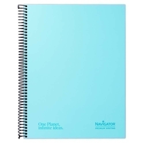 BLOC NAVIGATOR A4 80h HZ PASTEL AZUL - Pack de 5 unidades