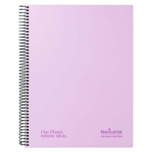 BLOC NAVIGATOR A4 80h HZ PASTEL LAVANDA - Pack de 5 unidades