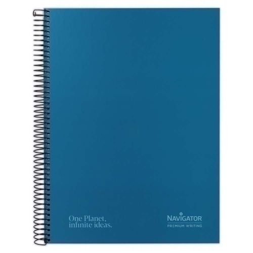 CUAD NAVIGATOR A4+ 80H 80GR 5X5 AZUL 88463330 - Paquete 5 unidades