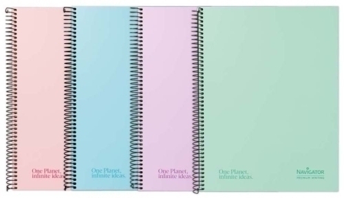 BLOC NAVIGATOR A4 120h HZ PASTEL SURTIDO - Pack de 5 unidades - Color no elegible