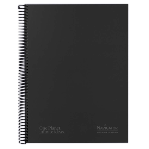 CUAD NAVIGATOR A4+ 120H 80GR 5X5 NEGRO