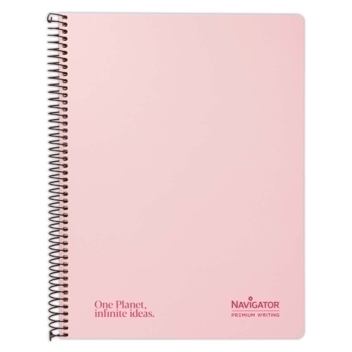 CUAD NAVIGATOR A4 80H 80GR 4X4 PASTEL ROSA