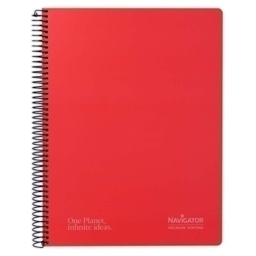 CUAD NAVIGATOR A4 80H 80GR 4X4 ROJO