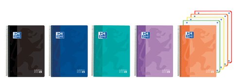 CUADERNO EUROPEANBOOK 4 TAPA PLÁSTICO CLASSIC A5+ 120H VIVOS OXFORD 400196863